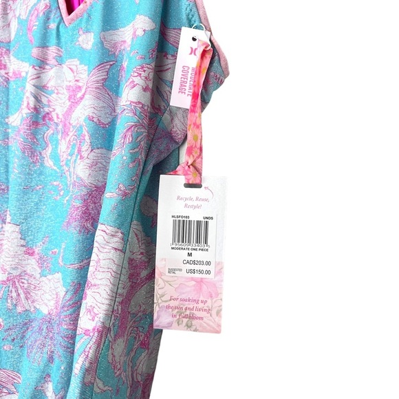 LOVESHACKFANCY X HURLEY - UNDER THE SEA MODERATE ONE PIECE M - Picture 8 of 9